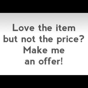 All Reasonable offers will be accepted!!!!!!